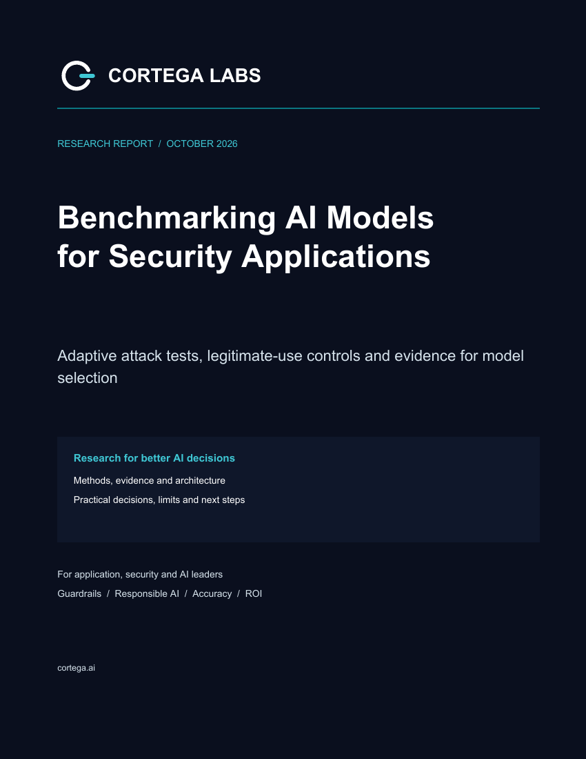 Cover of Benchmarking AI Models for Security Applications